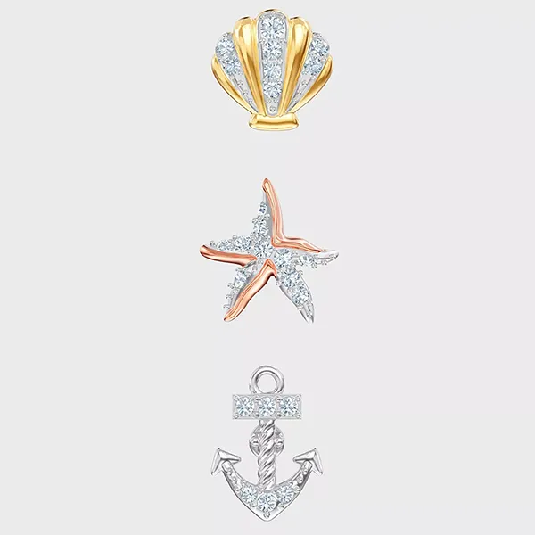 Set Khuyên Tai Nữ Swarovski Ocean Pierced Stud Earrings 5466756 Nhiều Màu
