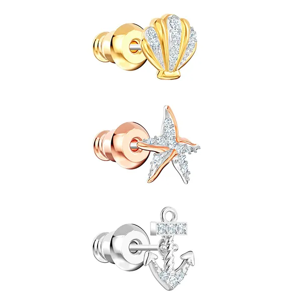 Set Khuyên Tai Nữ Swarovski Ocean Pierced Stud Earrings 5466756 Nhiều Màu