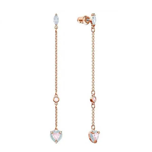 Khuyên Tai Nữ Swarovskione Pierced Earrings 5439316 Màu Vàng