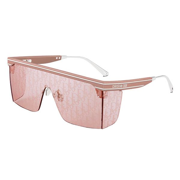Kính Mát Dior Club M1U Pink Dior Oblique Mask Sunglasses CLUBM1UXT_40L8 Màu Hồng - 1