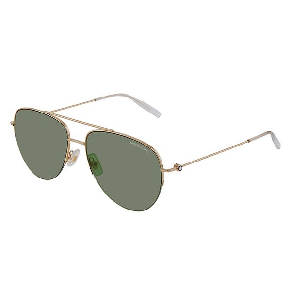 Kính Mát Montblanc Sunglasses MB0074S-002 Màu Xanh Green - 3