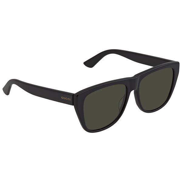 Kính Mát Nam Gucci Green Rectangular Men's Sunglasses GG0926S-005 57 Màu Xanh Đen - 1