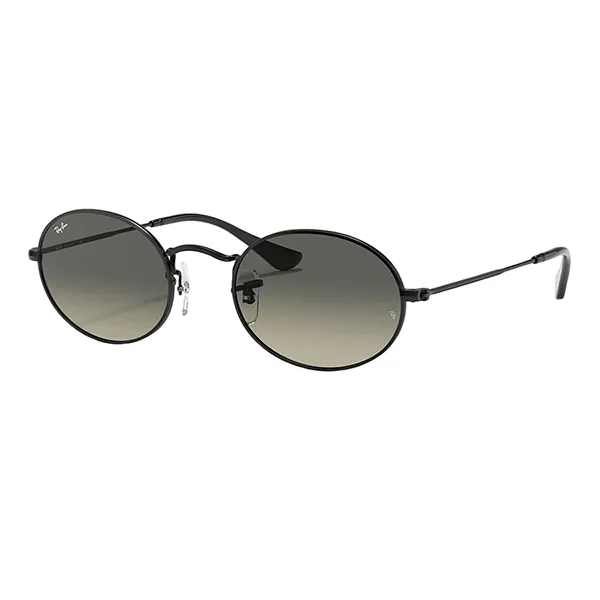 Kính Mát Rayban Oval Flat Lenses Sunglasses RB3547N 002/71 Màu Đen Size 54 - Kính mắt - Vua Hàng Hiệu
