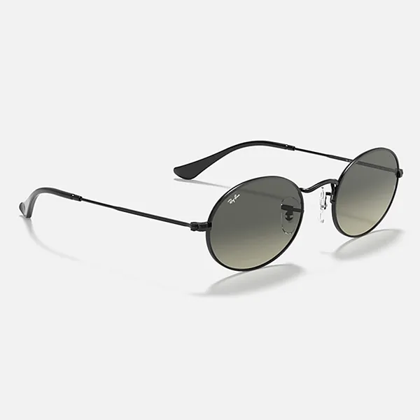 Kính Mát Rayban Oval Flat Lenses Sunglasses RB3547N 002/71 Màu Đen Size 54 - Kính mắt - Vua Hàng Hiệu