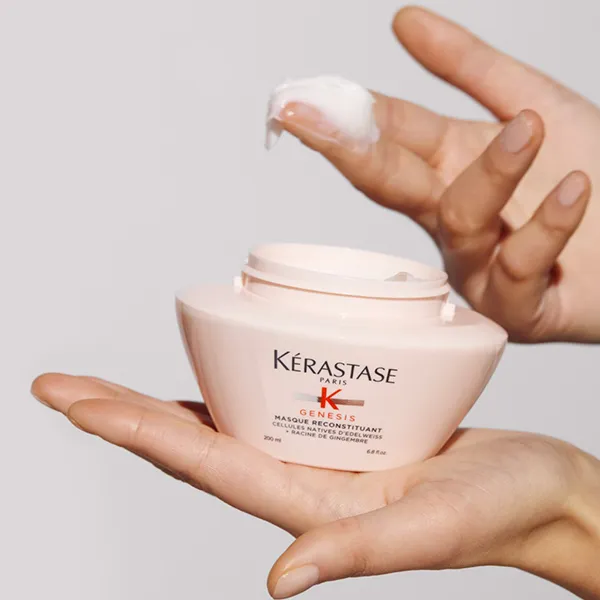 Mặt Nạ Hấp Tóc Ngăn Ngừa Gãy Rụng Tóc Kérastase Genesis Masque Reconstituant 200ml - Chăm sóc tóc - Vua Hàng Hiệu