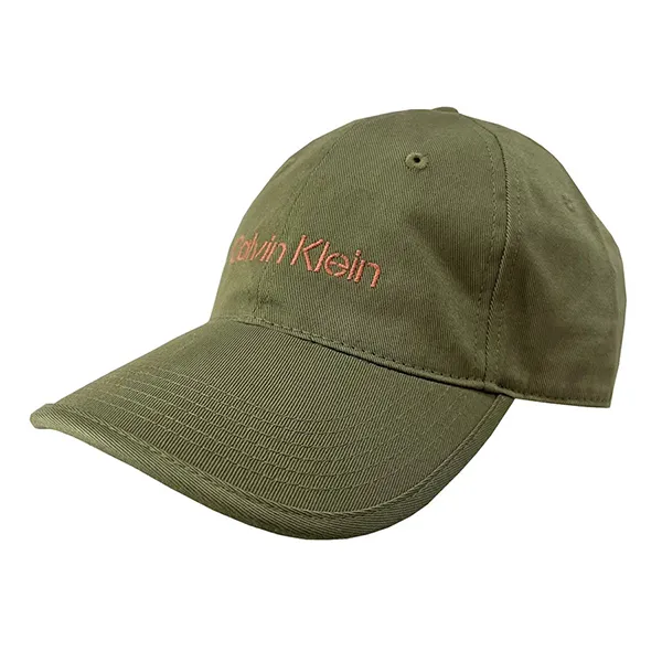 Mũ Calvin Klein Jeans Ck Logo Baseball Cap 45003323 251 Màu Xanh Rêu
