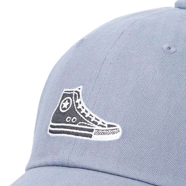 Mũ Converse High Top Sneaker Patch Baseball Hat - 10023501-A07 Màu Xanh Blue