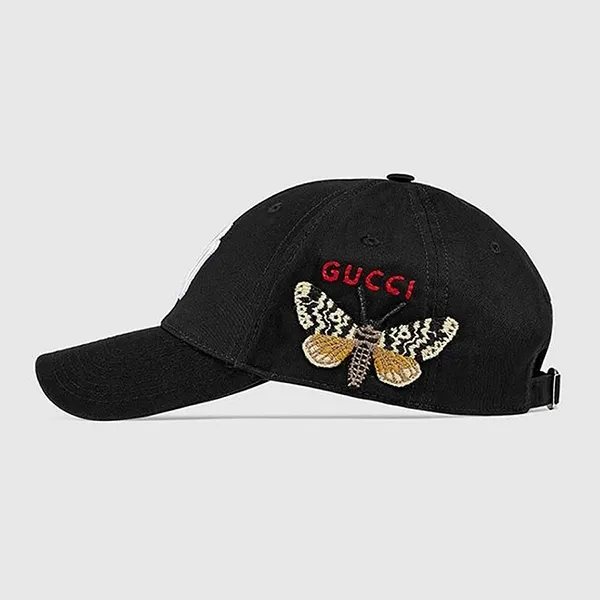 Mũ Gucci Baseball With Ny Yankees With Patch Cap Black Màu Đen - 4