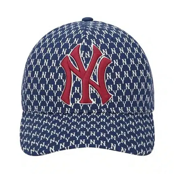 Mũ MLB Monogram Curve Adjustment Cap New York Yankees 32CPFB011-50N Màu Xanh Navy