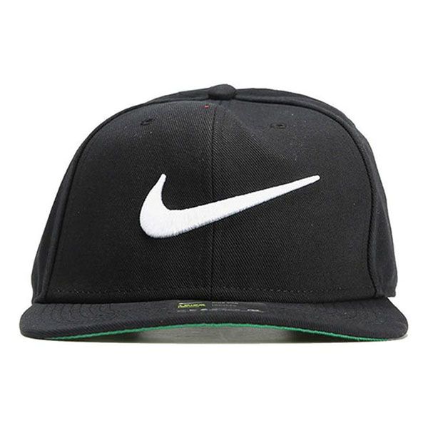 Mũ Nam Nike Logo Black Baseball Cap 'Black White' 639534-011 Màu Đen - 1