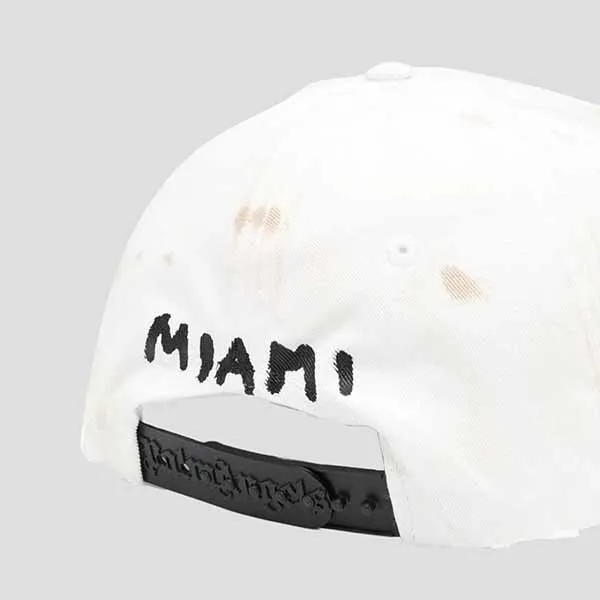 Mũ Nam Palm Angels With Black Logo Printed PMLB054S23FAB0046110 Màu Trắng