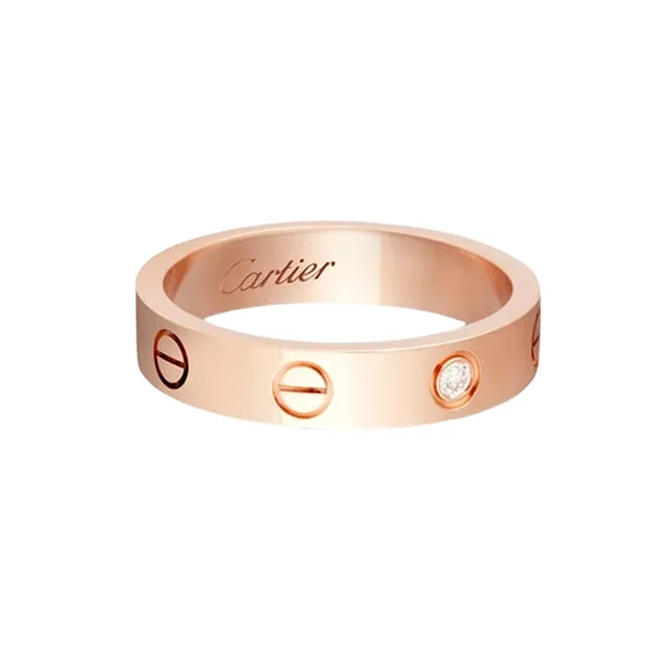 Nhẫn Nữ Jewery Luxury Love 1 Diamond CRB4050700 Màu Vàng Hồng Size 11