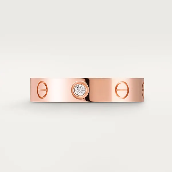 Nhẫn Nữ Jewery Luxury Love 1 Diamond CRB4050700 Màu Vàng Hồng Size 11