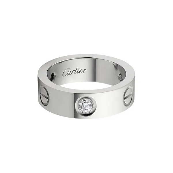Nhẫn Nữ Jewery Luxury Love Wedding Band 3 Diamonds B4032500 Màu Vàng Trắng - Trang sức - Vua Hàng Hiệu