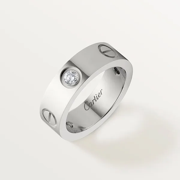 Nhẫn Nữ Jewery Luxury Love Wedding Band 3 Diamonds B4032500 Màu Vàng Trắng - Trang sức - Vua Hàng Hiệu