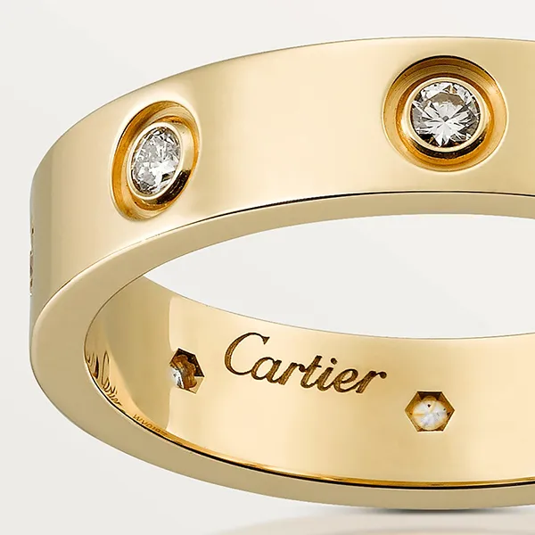 Nhẫn Nữ Jewery Luxury Love Wedding Band 8 Diamonds B4056200 Màu Vàng Gold - Trang sức - Vua Hàng Hiệu