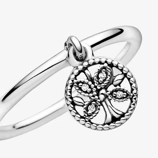 Nhẫn Nữ Pandora Anel Tree Of Life 197782CZ Màu Bạc - Trang sức - Vua Hàng Hiệu