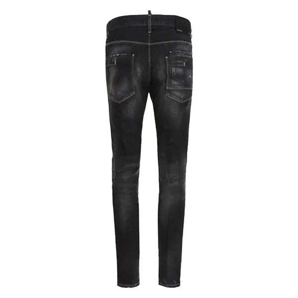 Quần Jean Nam Dsquared2 Black Distressed Dáng Skater S71LB1088 S30357 900 Màu Đen - Thời trang - Vua Hàng Hiệu
