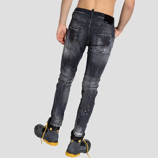 Dsquared2 S71An0378 S30357 900 Black Denim Jacket Mens main image 0