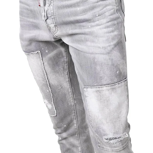 Quần Jean Nam Dsquared2 Grey Wash Dáng Skater S71LB1095 S30260 852 Màu Xám - Thời trang - Vua Hàng Hiệu