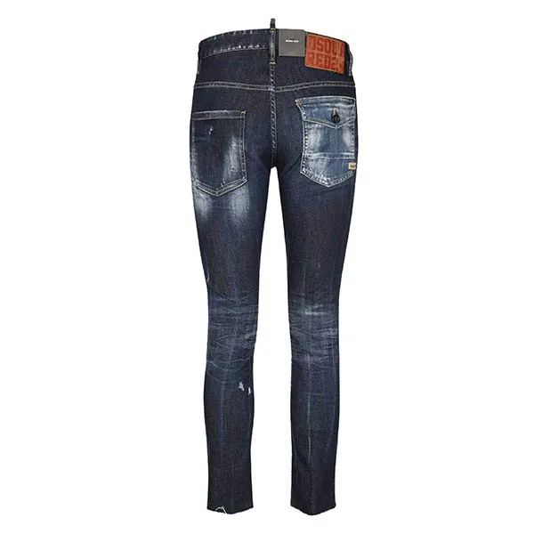 Quần Jean Nam Dsquared2 Navy Distressed Dáng Skater S71LB1099 S30789 470 Màu Xanh Đậm Size 50 - Thời trang - Vua Hàng Hiệu