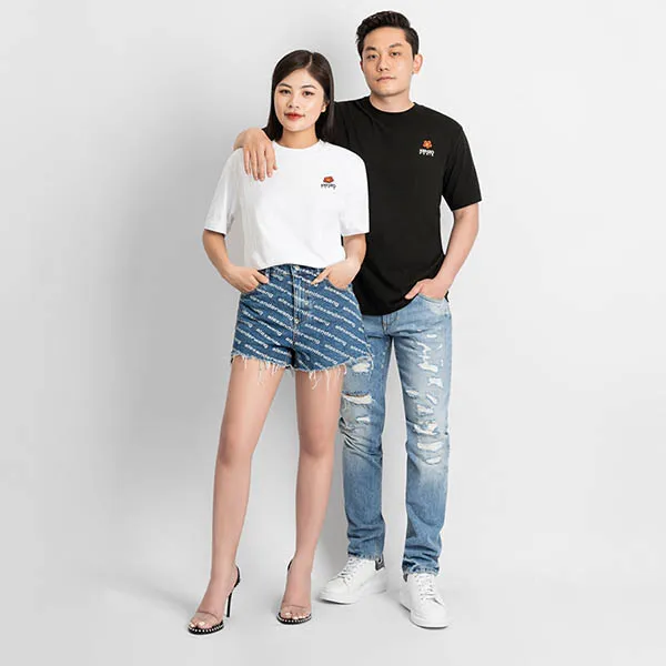 Quần Jeans Nam Dolce & Gabbana D&G Blue Tag Gold Dáng Regular GYJCCD G8DO1 S9001 Màu Xanh Nhạt - Thời trang - Vua Hàng Hiệu