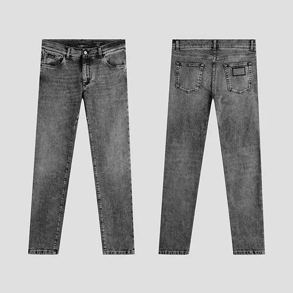 Quần Jeans Nam Dolce & Gabbana D&G Grey Tag Black Dáng Slim GY07CD G8HD8 S9001 Màu Xám Size 46 - Thời trang - Vua Hàng Hiệu