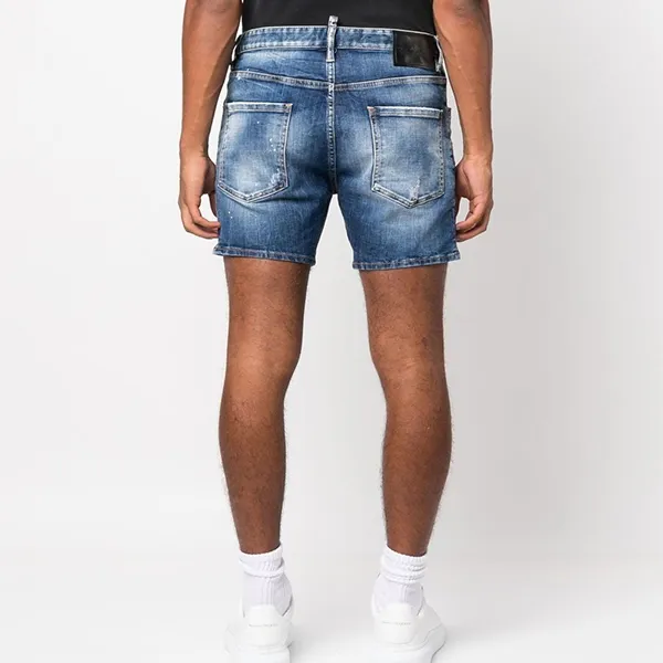 Quần Short Nam Dsquared2 Blue Logo ICON Printed Dáng Commando S79MU0046 S30342 470 Màu Xanh Nhạt - Thời trang - Vua Hàng Hiệu