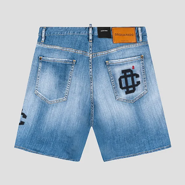 Quần Short Nam Dsquared2 Blue Stretch-cotton S74MU0776 S30342 470 Màu Xanh Nhạt Size 48 - Thời trang - Vua Hàng Hiệu