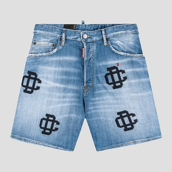 Quần Short Nam Dsquared2 Blue Stretch-cotton S74MU0776 S30342 470 Màu Xanh Nhạt Size 48 - Thời trang - Vua Hàng Hiệu