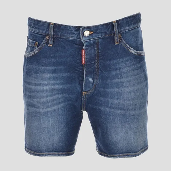 Quần Short Nam Dsquared2 Commando Blue With White Tag S71MU0709 S30663 470 Màu Xanh Đậm Size 48 - Thời trang - Vua Hàng Hiệu