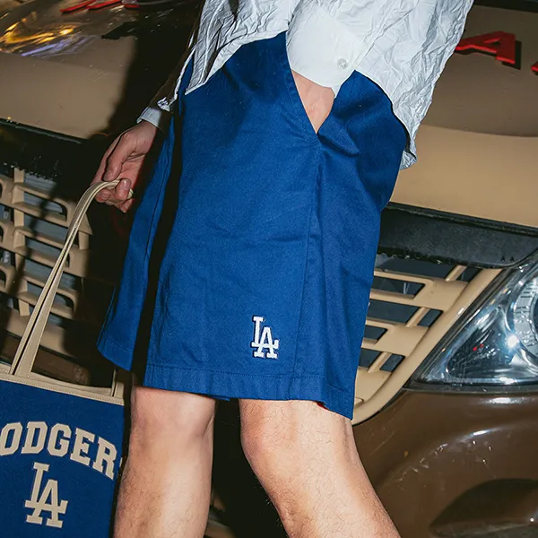 Quần Short Nam MLB LA Dodgers 3LSMB0433-07NYS Màu Xanh - Thời trang - Vua Hàng Hiệu