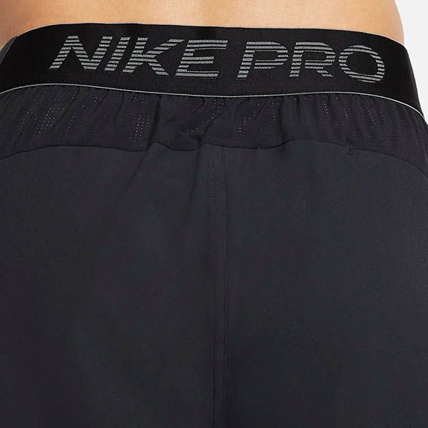 Quần Short Nam Nike Men's Pro Shorts Black Full Zip CZ1512-010 Màu Đen Size L - 4