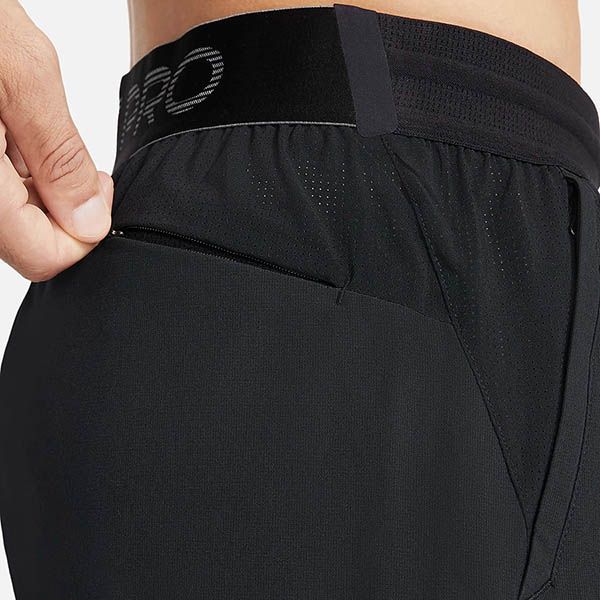 Quần Short Nam Nike Men's Pro Shorts Black Full Zip CZ1512-010 Màu Đen Size L - 5