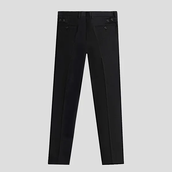 Quần Tây Nam Dolce & Gabbana D&G Black With Logo Crown - G6OJEZ GE555 N0000 Màu Đen - Thời trang - Vua Hàng Hiệu