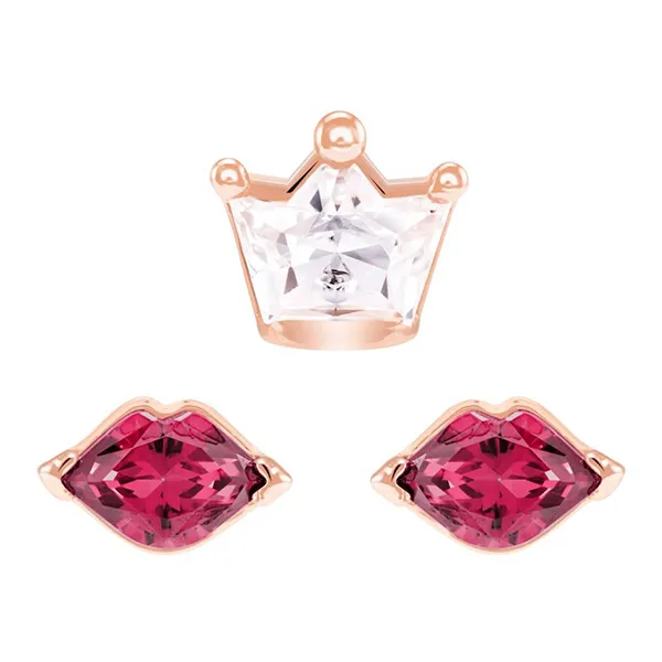 Set Khuyên Tai Swarovski Out Of This World Kiss Pierced Earrings 5456137 Phối Màu - Trang sức - Vua Hàng Hiệu
