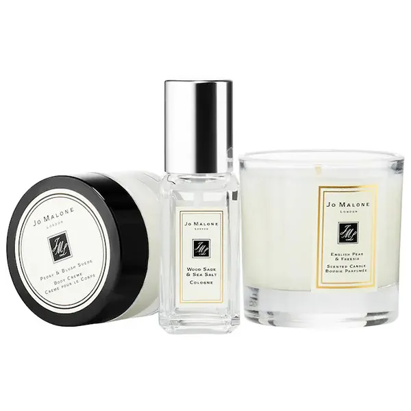 Set Nước Hoa, Kem Dưỡng Thể Và Nến Thơm Jo Malone Mini Luxuries Collection 3 Món - Nước hoa - Vua Hàng Hiệu