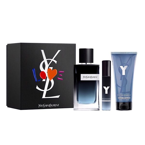 Set Nước Hoa Nam Yves Saint Laurent YSL Y Eau De Parfum Set 3 Món - 1