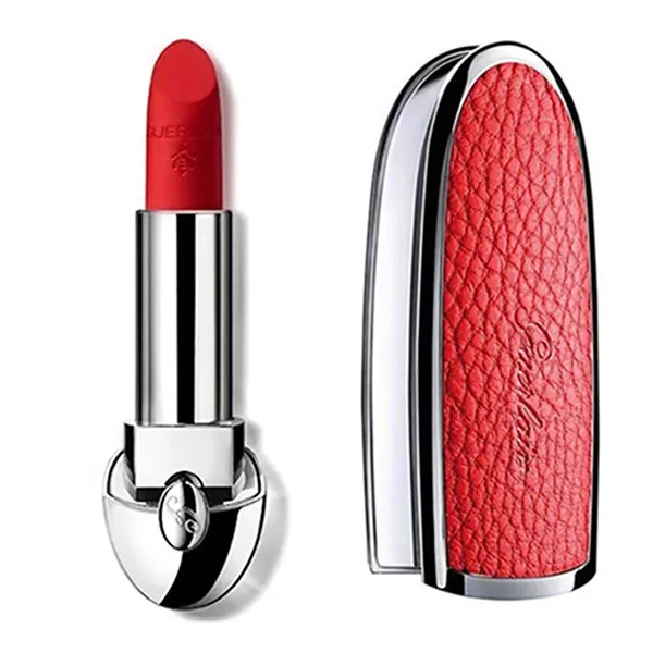 Set Son Và Vỏ Son Guerlain Rouge G Luxurious Velvet N1925 Roi Des Rouges Phiên Bản 2022 Màu Đỏ