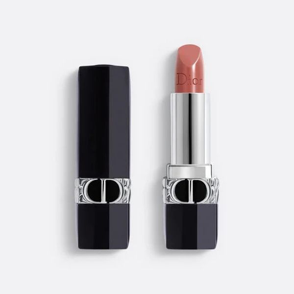 Son Dưỡng Dior 100 Nude Look Rouge Dior Lip Balm Satin Finish Màu Nude - 1