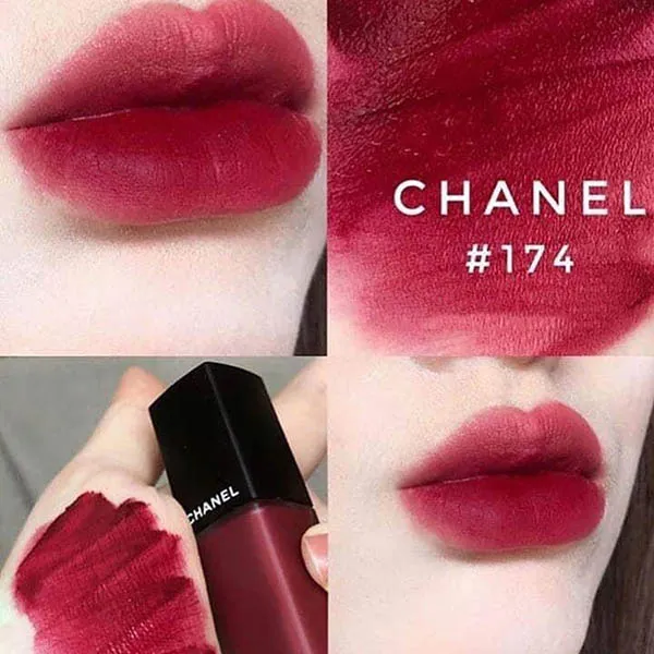 Son Kem Chanel 174 Melancholia Allure Ink Màu Đỏ Mận