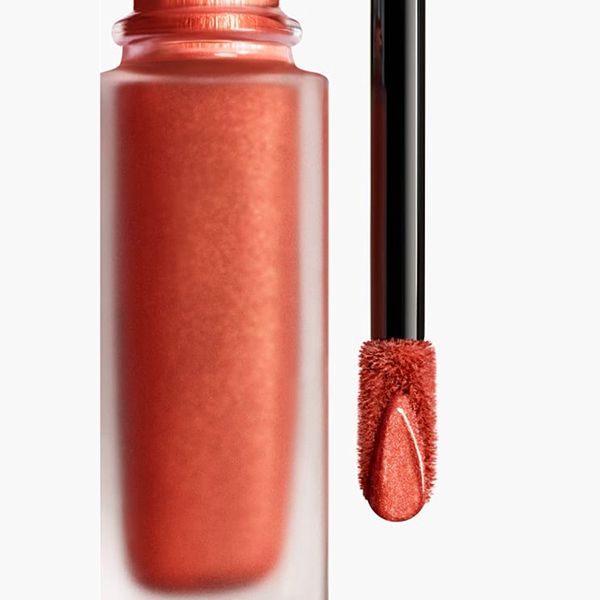 Son Kem Chanel Rouge Allure Ink Matte Liquid Lip Colour 206 Metallic Copper Màu Đỏ Cam Ánh Kim - 5