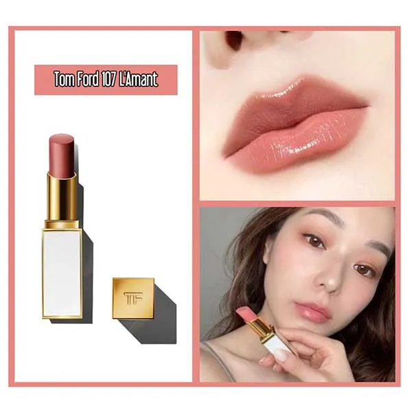 Son Tom Ford 107 L’Amant Ultra-Shine Lip Color Màu Hồng Anh Đào