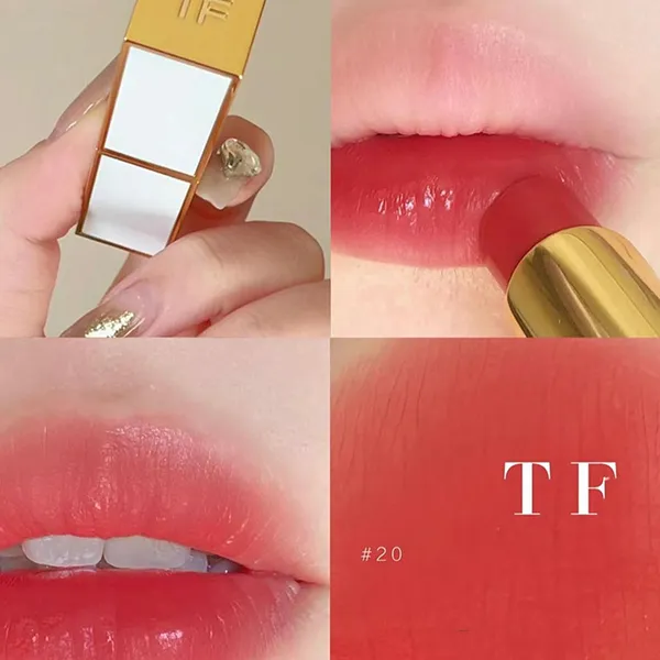 Son Tom Ford Ultra-Shine Lip Color 20 Riviera Màu Hồng Cam - Son Môi - Vua Hàng Hiệu