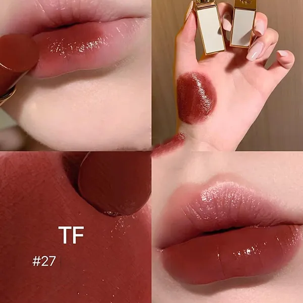 Son Lì Tom Ford Ultra-Shine Lip Color 27 Ete Brulant Màu Đỏ Gạch 3.3g