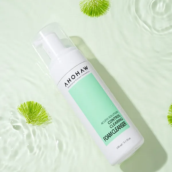 Sữa Rửa Mặt Làm Sạch Sâu Và Cải Thiện Mụn Ahohwa Control Clearing Foam Cleanser 150ml