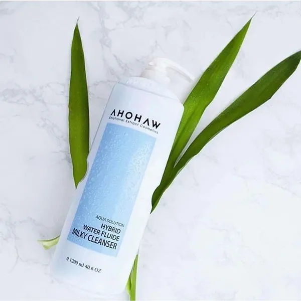 Sữa Tẩy Trang Dành Cho Mọi Loại Da Ahohwa Hybird Water Fluide Milky Cleanser 1200ml