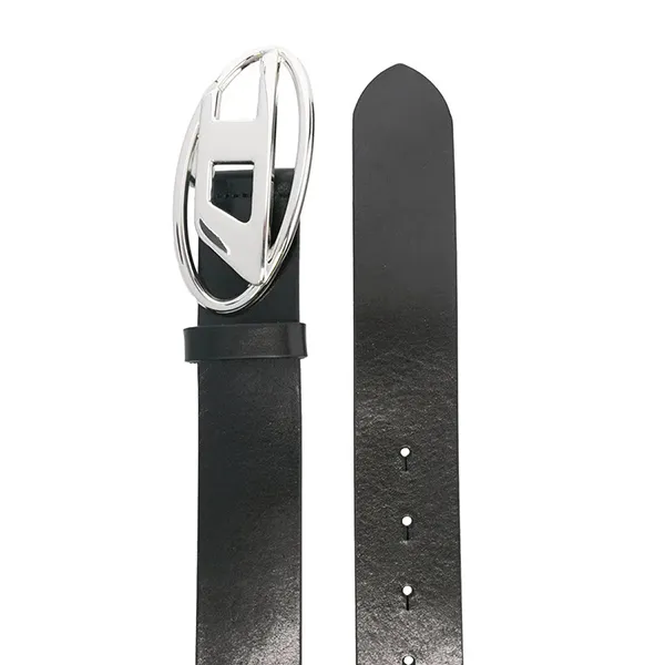 Thắt Lưng Diesel Silver Buckle D Letter Belt Bản 4cm Màu Đen Size 85 - Thắt lưng - Vua Hàng Hiệu