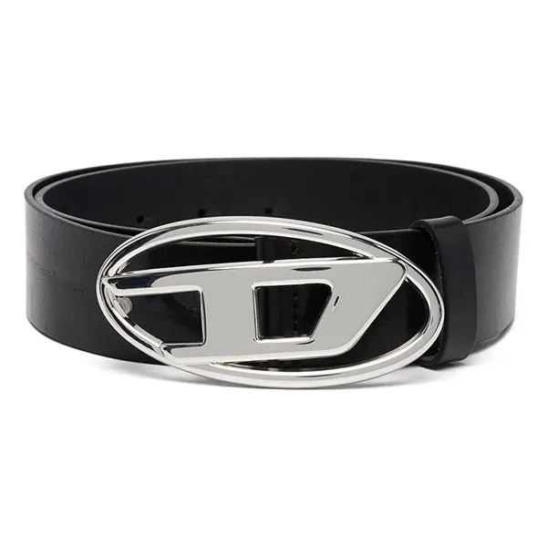 Thắt Lưng Diesel Silver Buckle D Letter Belt Bản 4cm Màu Đen Size 85 - Thắt lưng - Vua Hàng Hiệu