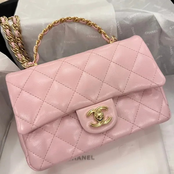 Chanel Mini Flap Bag With Top Handle  STYLISHTOP
